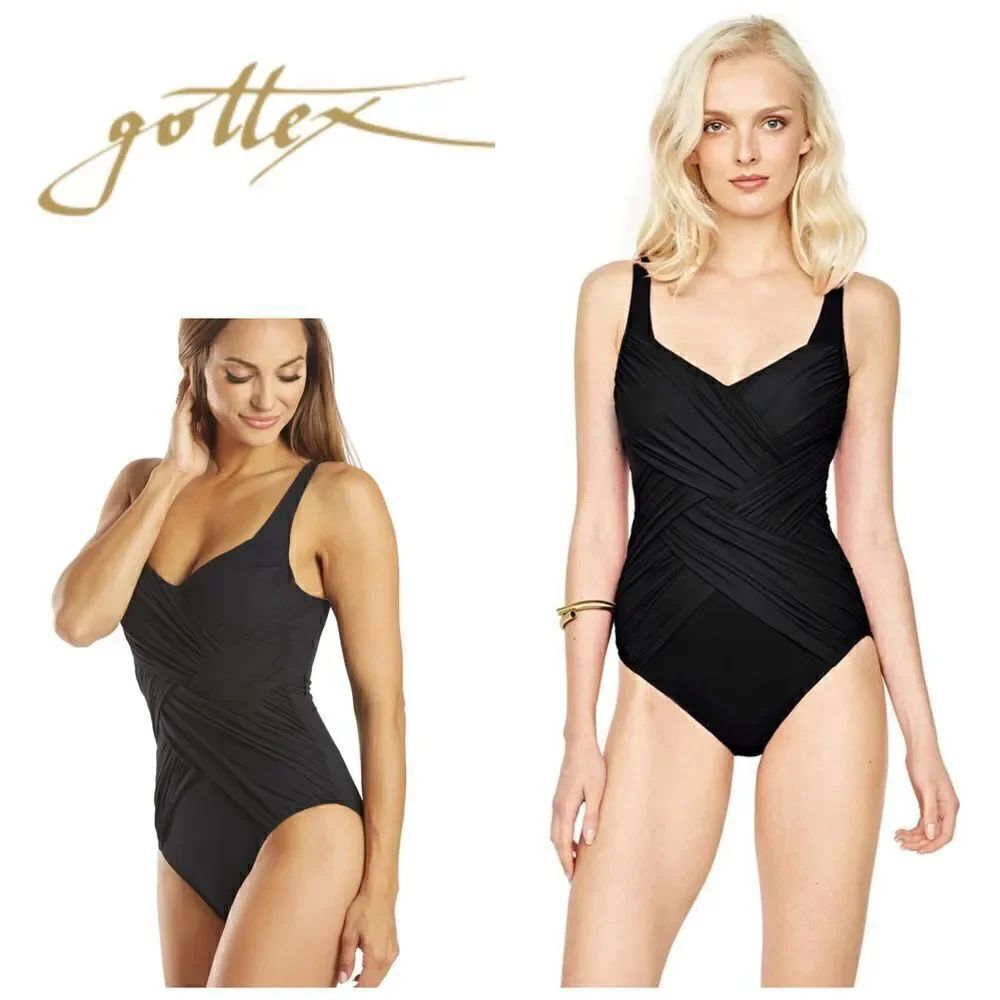 New. Gottex sweetheart square neck swimsuit. Normally $158 size 10